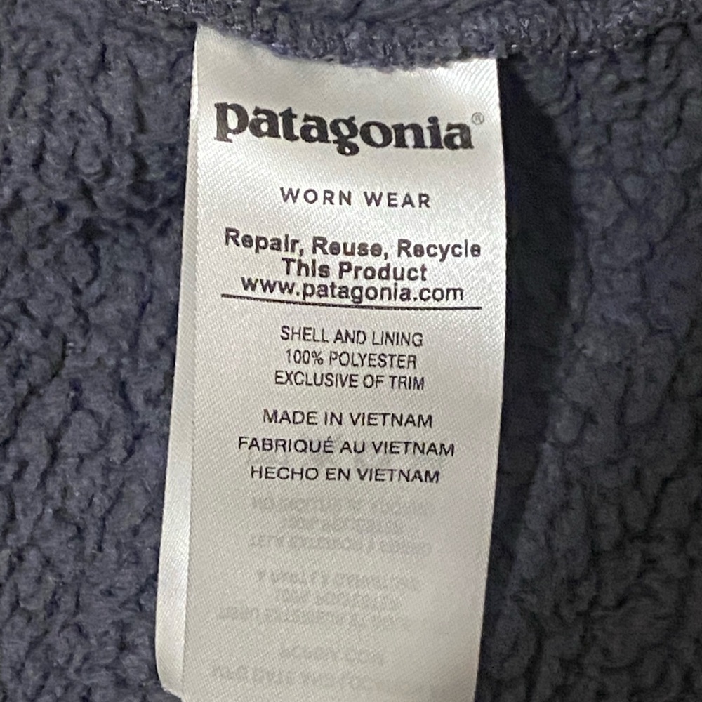 Patagonia 1/4 Zip Fleece Pullover Sherpa | Dark Gray | Women’s Small - Picture 9 of 10